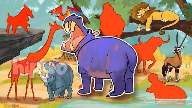 Learn Wild Animals For Kids | Wild Zoo Animals Names and Sounds for Children | Club Baboo смотреть онлайн