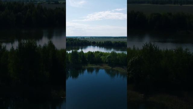 Климовичское озеро. Меловые карьеры #shorts смотреть онлайн