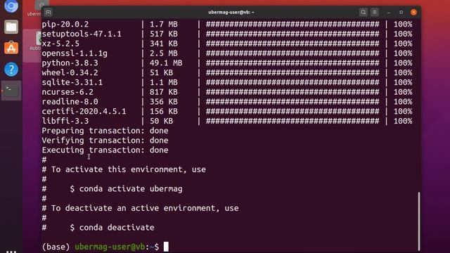 Ubermag installation (linux, miniconda) смотреть онлайн