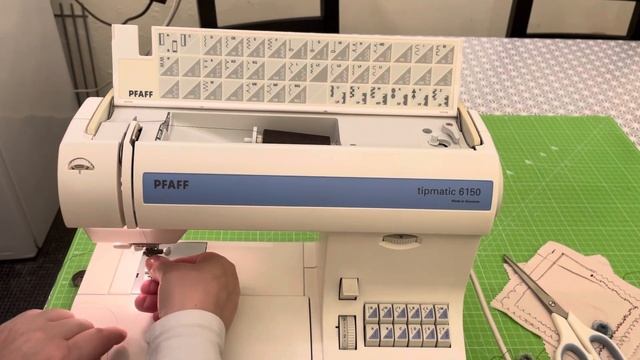 Pfaff Tipmatic 6150 Einfädeln Und Aufspulen Sewing Machine #sewingmachine #nähmaschine #pfaff