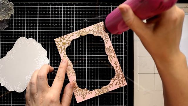 Easy Two-Colored Heat Embossing Technique. CARDMAKING смотреть онлайн