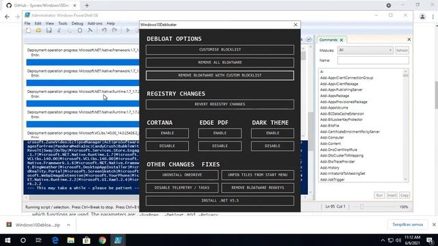 How to Remove Bloatware Apps Windows 10 | SpeedUp - Powershell script смотреть онлайн