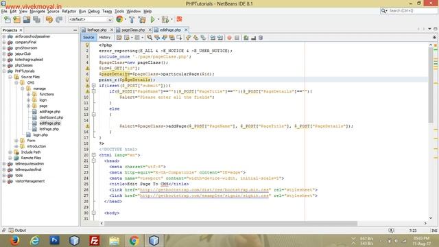 How to Create CMS in PHP Edit Page, List Page, Delete Page Part - 3 смотреть онлайн