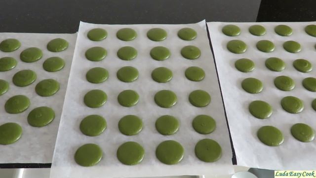 làm bánh MACARONS trà xanh rất An toàn & kem KIWI video clip hướng dẫn dạy học cách làm bánh cơ bản смотреть онлайн