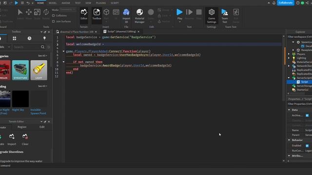 HOW TO MAKE A WELCOME BADGE IN ROBLOX (UPDATED 2023!) смотреть онлайн