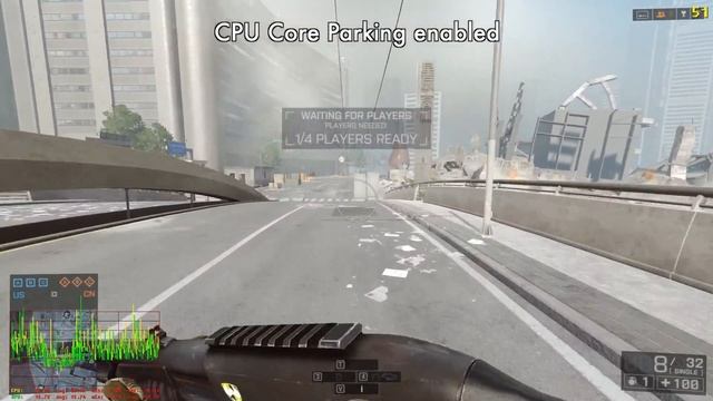 Windows 7 Ultimate 64bit BF4 CPU Core Parking Test смотреть онлайн