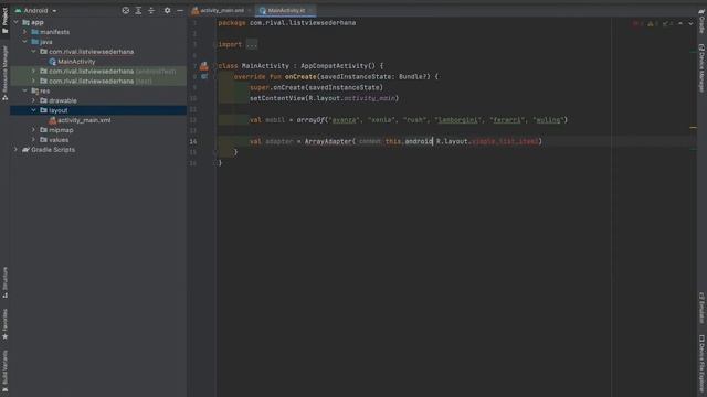 TUTORIAL MEMBUAT ITEM LIST VIEW SEDERHANA DENGAN TOAST || KOTLIN смотреть онлайн
