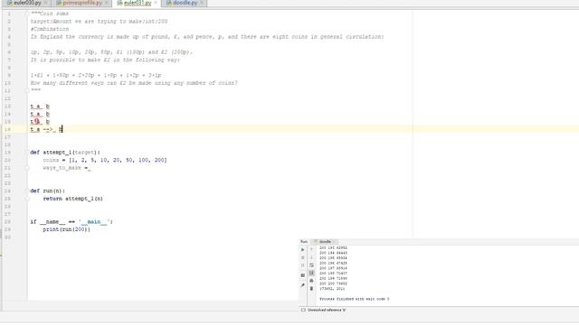 Euler and Python! Ep 031 - Coin Sums смотреть онлайн