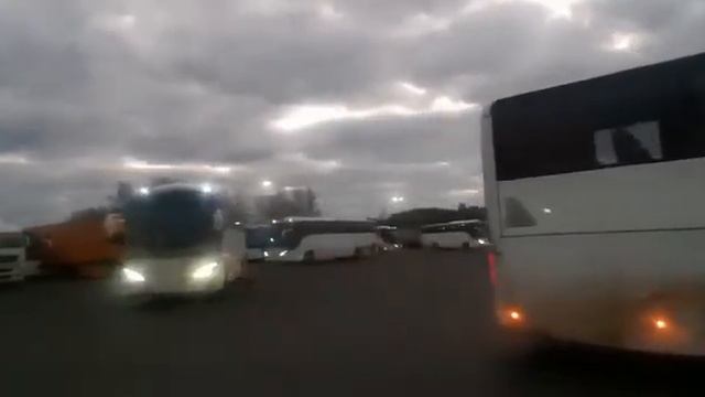 Новинка 2020 года. Yutong ZK 6128 H выдвинулись на стоянку.