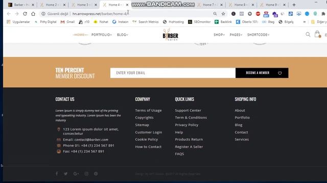 Wordpress Barber, Hair, Tattoo, Beauty Salons Theme - Full Home Page Trailer Video смотреть онлайн