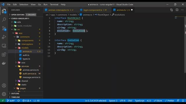 Curso Angular 11 - 8: Interceptores - Http Interceptor, JSON to TS, Control de Errores y JWT смотреть онлайн