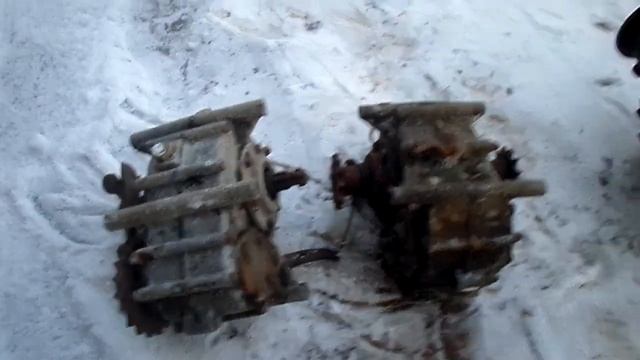 Раздатка газ 66 на мини трактор. смотреть онлайн