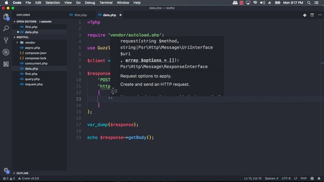 Consuming RESTful APIs in PHP with Guzzle - 07 Sending Request Data смотреть онлайн