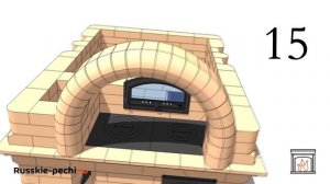 Подробная кладка улучшенной РУССКОЙ ПЕЧИ 5 на 6,5 кирпича (Теплушка Подгородникова)