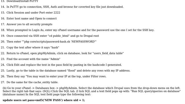 Drupal: How Do I Change My Drupal Admin Password From a Drupal Test Install on My Local Machine? смотреть онлайн