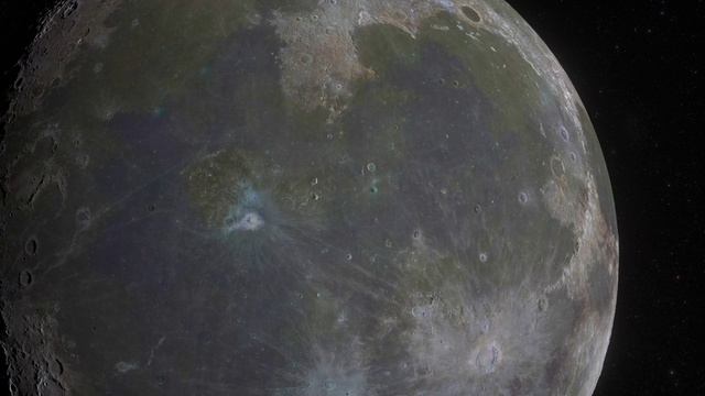 Полёт вокруг Луны в Космосе - Бесплатный Футаж для Видео Монтажа смотреть онлайн