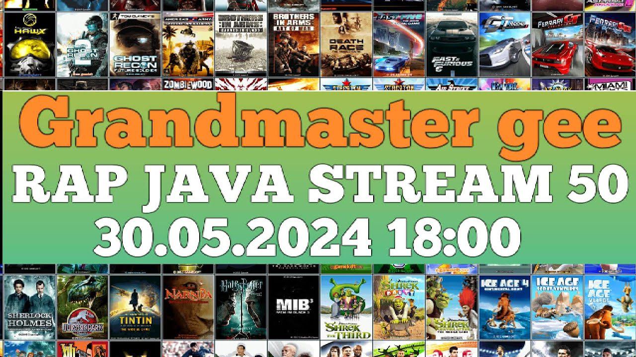 RAP JAVA STREAM 50 (Grandmaster gee) смотреть онлайн