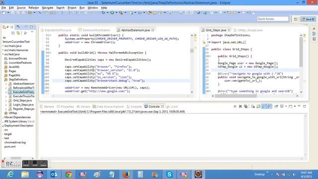 Selenium Grid , Java , Maven , Cucumber , Virtual Machines, BrowserStack, by IonutEmilianMoldovan смотреть онлайн