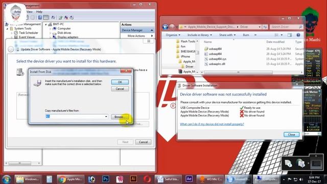 iPhone DRIVER Install For All Apple Driver | All iPhone USB Driver Method смотреть онлайн