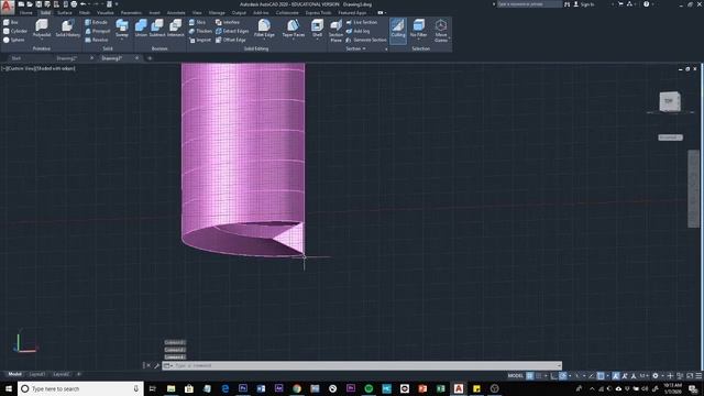 Helix, Nut & Bolt Autocad Tutorial смотреть онлайн