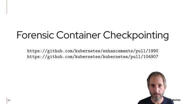 Kubernetes and Checkpoint Restore - Adrian Reber, Red Hat смотреть онлайн