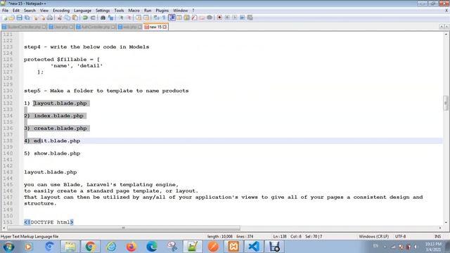 How to Fetch,Edit,Delete data from database and display that in html table using laravel(2021) смотреть онлайн