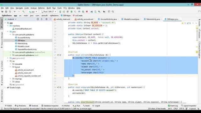 #1. SQLite DB Tutorials - create & read смотреть онлайн