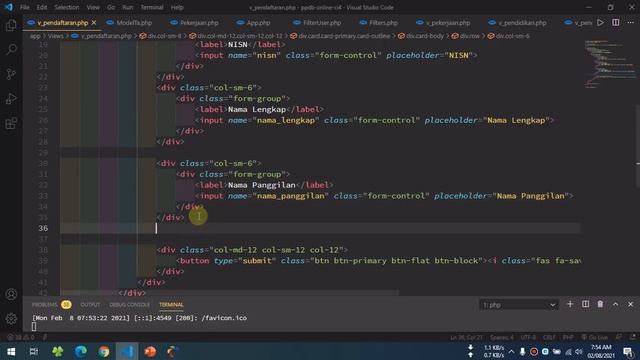 13 PPDB Online Codeigniter 4 - CRUD Pendaftaran (Part 1) смотреть онлайн