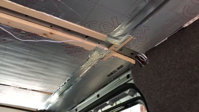 Update - Mercedes Vito W639 ceiling frame with insulation campervan build смотреть онлайн