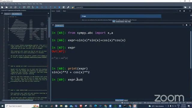 Webinar on Symbolic Mathematics with Python: Basic Operations, Matrices and Calculus смотреть онлайн