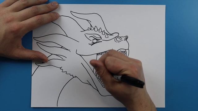 How to Draw GHIDORAH'S HEAD смотреть онлайн