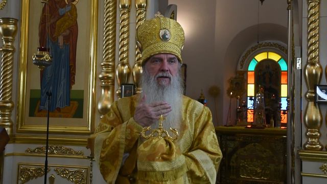 Проповедь Преосвященного Мефодия «Всё же это - начало болезней» смотреть онлайн