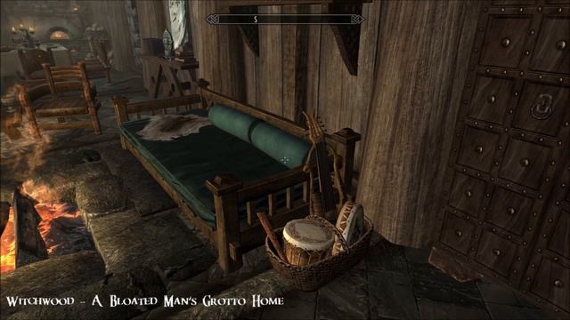 Witchwood - A Bloated Man's Grotto Home - Skyrim House Mod смотреть онлайн