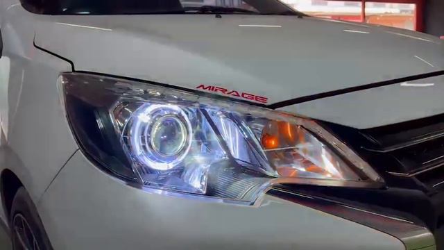 Mitsubishi Mirage Upgrade Projector Bi-LED Phoenix Pro-Lite 45w смотреть онлайн