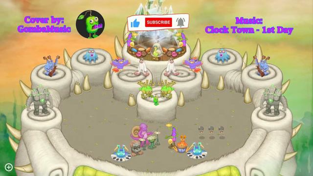 Clock Town Day 1- LOZ Majora's Mask - My Singing Monsters Steam Version (Cover by GombaMusic) смотреть онлайн