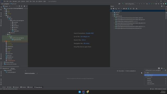 Curso Git - Intellij | Como Crear, Eliminar, Buscar y Renombrar Ramas en Intellij IDEA смотреть онлайн
