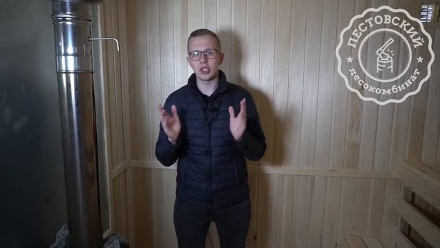 Баня с яркой крышей и удобной планировкой разм. 4х5 м из профилированного бруса. ЛО, Кировский р- смотреть онлайн