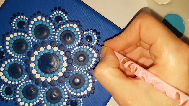 Como pintar mandalas con acrílicos #10 - Ojo turco - Turkish eye смотреть онлайн
