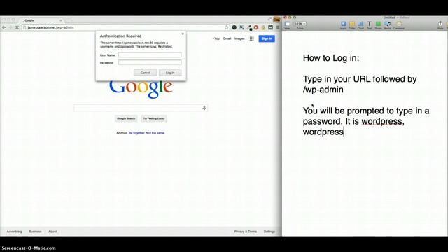 How to log into Wordpress смотреть онлайн