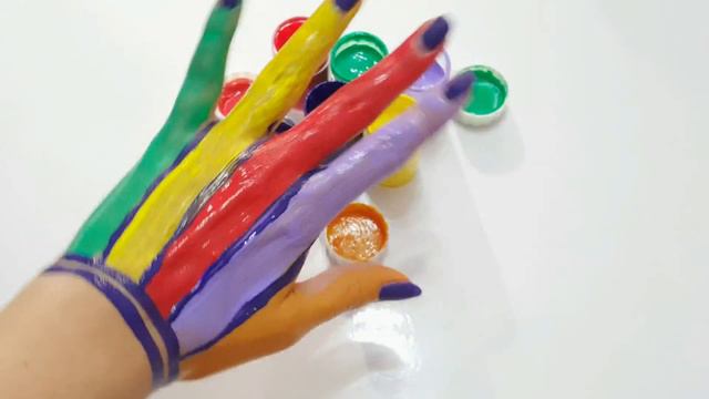 Body Painting Learning Colors Video for Children & Finger Family Nursery Rhymes Song Ingrid Surpris смотреть онлайн