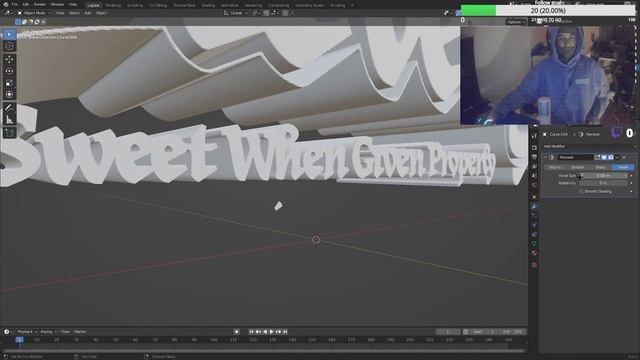 How to Make a Y2K Logo 3D in 20 Minutes! смотреть онлайн