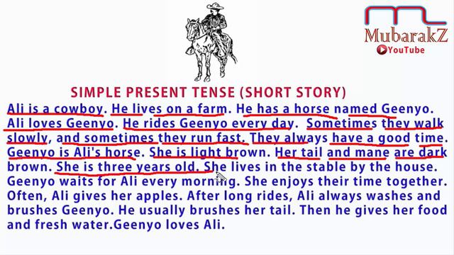 2-Short Story Simple Present Tense-Afsoomaali смотреть онлайн