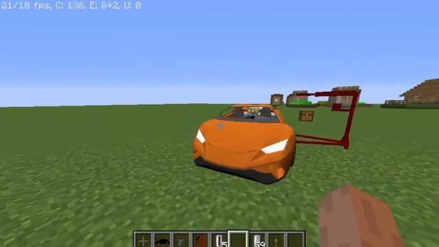 Minecraft Cars Mod Lamborghini 1.12.2 | Minecraft XujMod How to Build a Car. смотреть онлайн