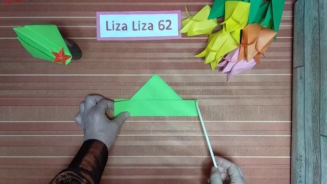 ORIGAMI GARRISON CAP /ВОЕННАЯ ПИЛОТКА /ЧТО ПОДАРИТЬ НА 23 ФЕВРАЛЯ И 9 МАЯ /ОРИГАМИ ПИЛОТКА