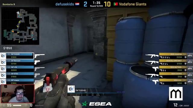 MUCHA cast VODAFONE GIANTS vs Defusekids [Inferno] - ESEA Advanced Playoffs смотреть онлайн