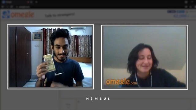 Turning paper into money | Strangers react to Indian Magician on Omegle . смотреть онлайн