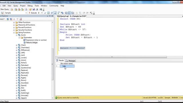 Built in string functions in sql server 2008 Part 22 смотреть онлайн