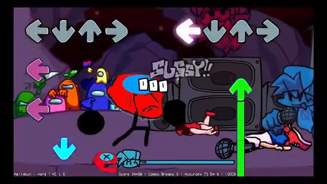 TROLLFACE MELTDOWN TROLLFACE OVER AMONG US FNF V3 смотреть онлайн