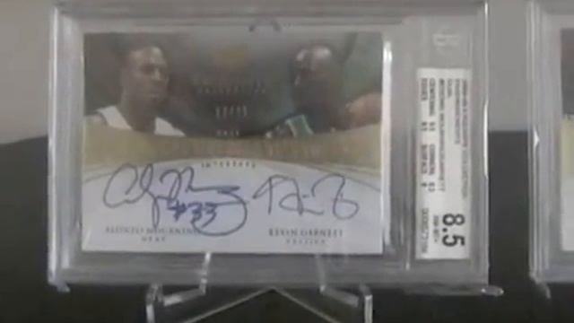 2008-09 EXQUISITE DUAL ENSHRINEMENTS BGS AUTO SET