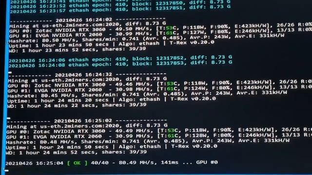 Rtx 3060 zotac y Rtx 2060 Evga, minando en conjunto. смотреть онлайн